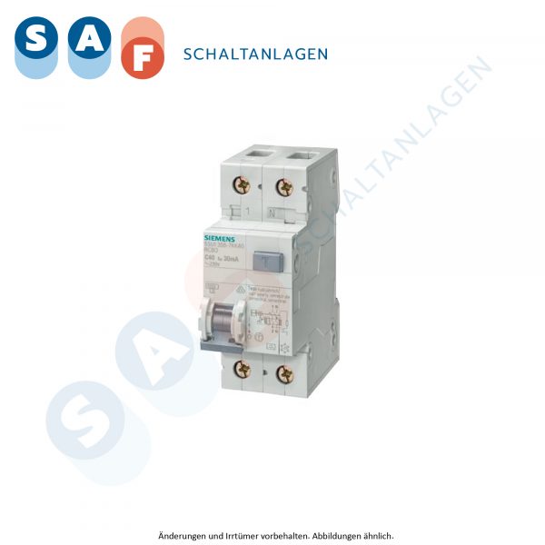FI/LS-Schalter, 6 kA, 1P+N, Typ A, 30 mA, B-16 A, 230 V