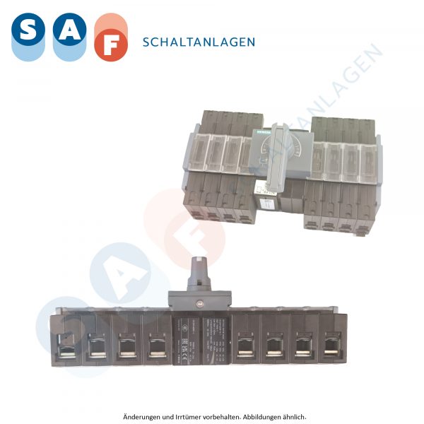 Siemens, 3KC0432-2NE00-0AA0, Lastumschalter, 4polig, 125A